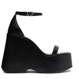 SCHUTZ Mazda Nappa Leather Sandal Chunky Platform
